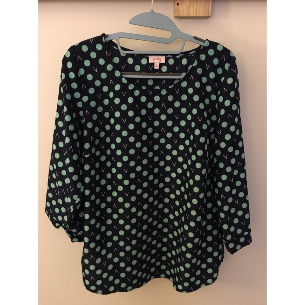 Pixley Medium Navy Blouse
